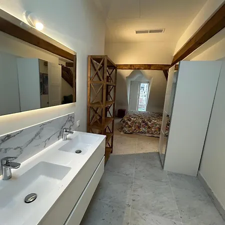 Historic Charm Penthouse ליובן